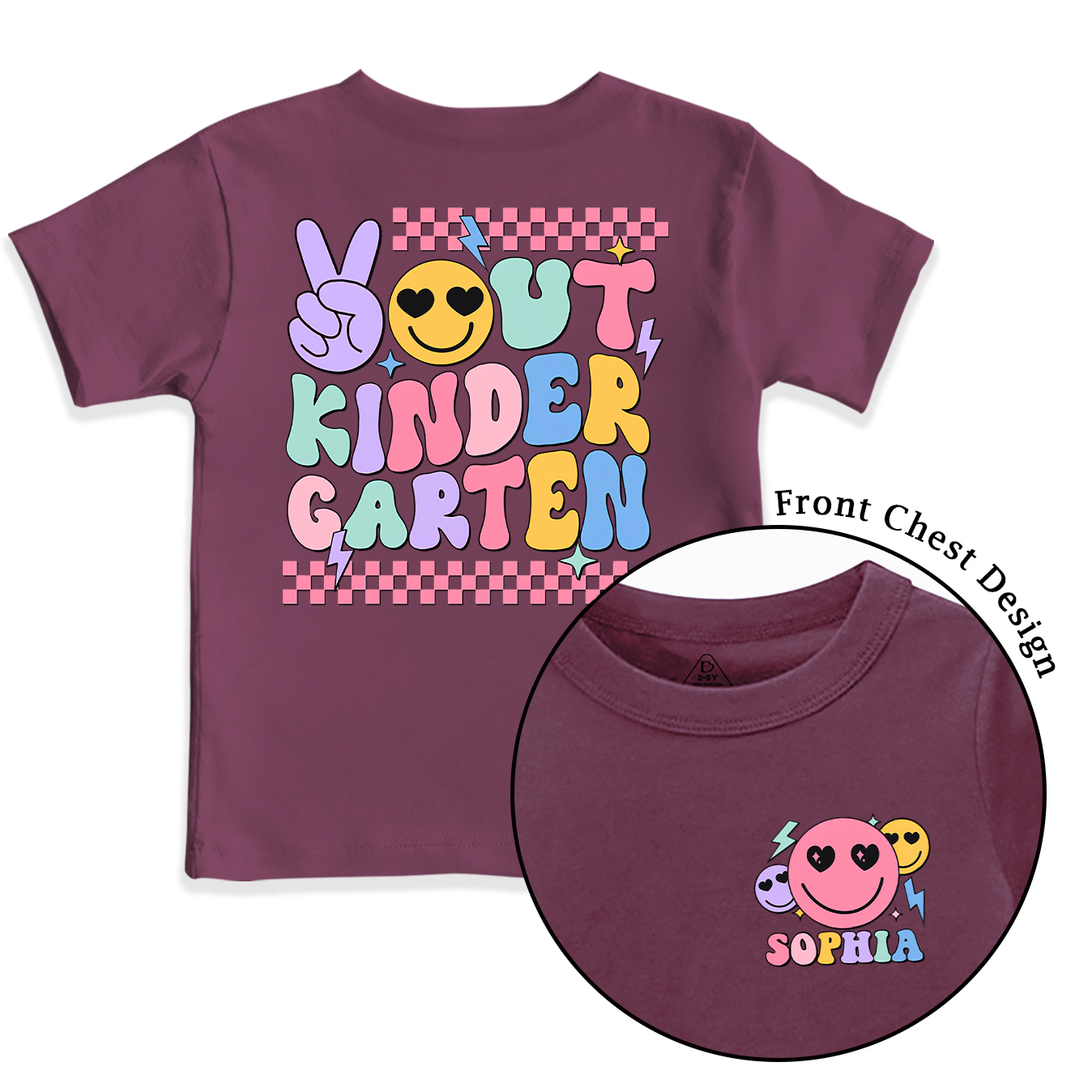Personalized Kindergarten Graduation Toddler&Kid's Tees Beepumpkin 
