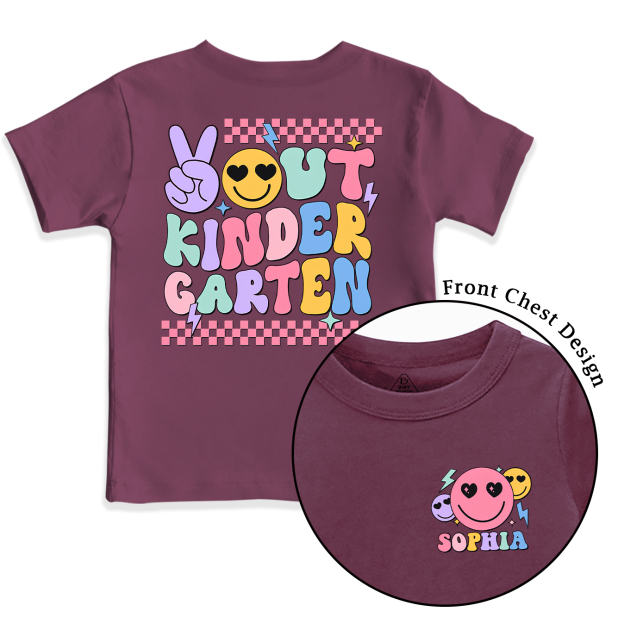 Personalized Kindergarten Graduation Toddler&Kid's Tees Beepumpkin 