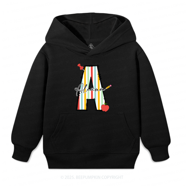 Personalized Alphabet Kid's Hoodies Beepumpkin
