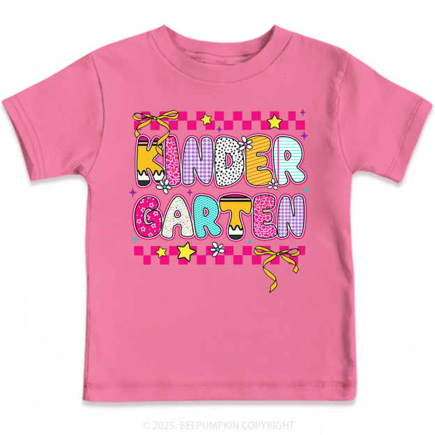 Personalized Back To School Floral Bundle Toddler&Kid's Tees Beepumpkin