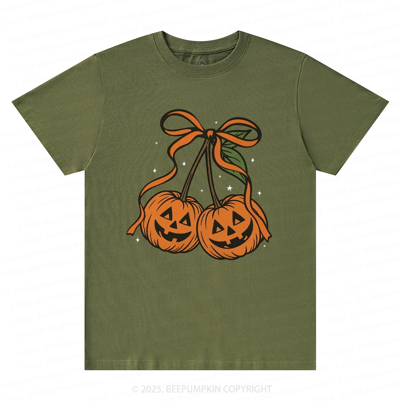 Pumpkin Face Halloween T-Shirts Beepumpkin 