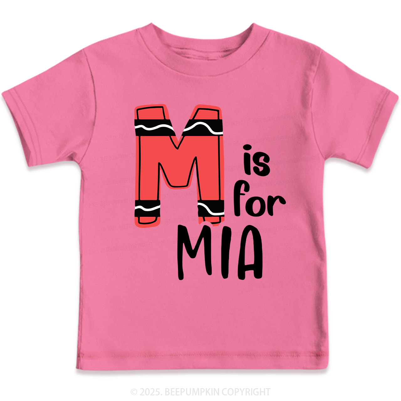 Personalized Name First Day Of school Toddler&Kids Tees