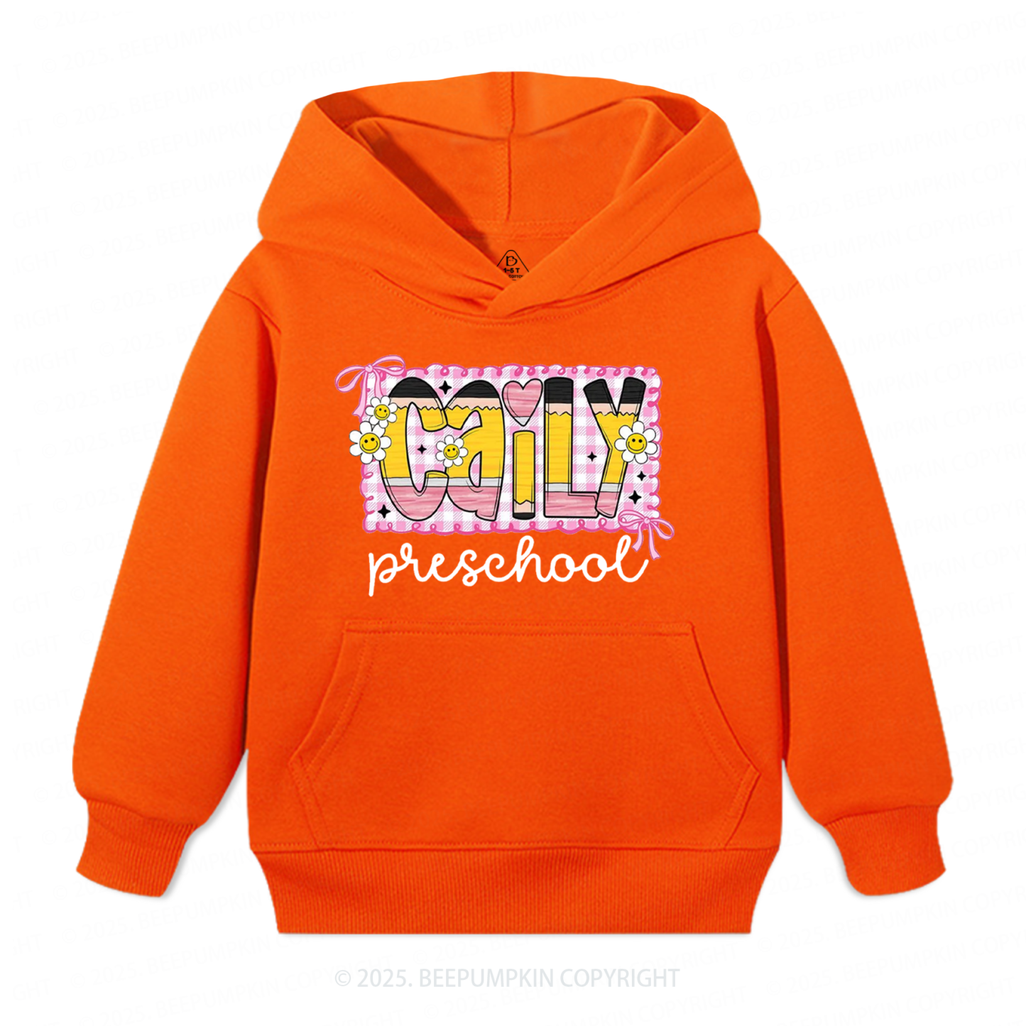 Personalized Graffiti Pencil Name Kid's Hoodies Beepumpkin