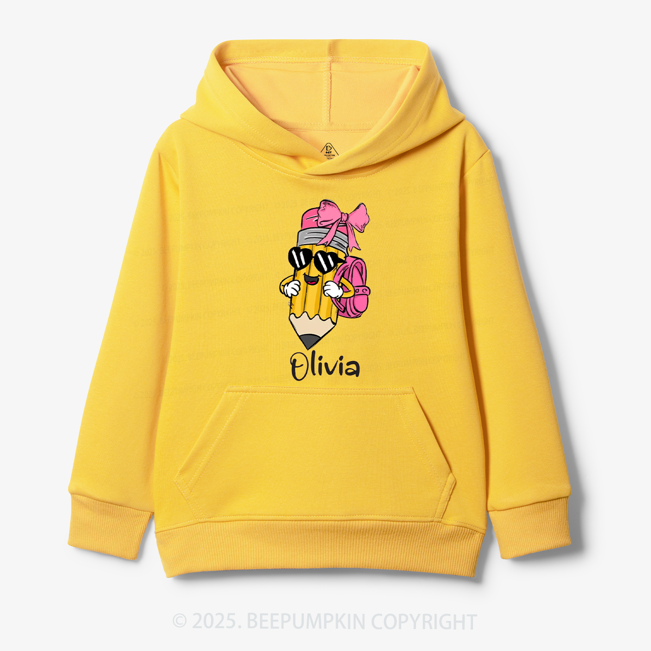 Personalized Boy Girl Pencil Kid's Hoodies Beepumpkin
