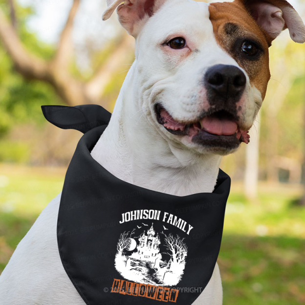 Personalized Halloween Family Name Matching Shirts