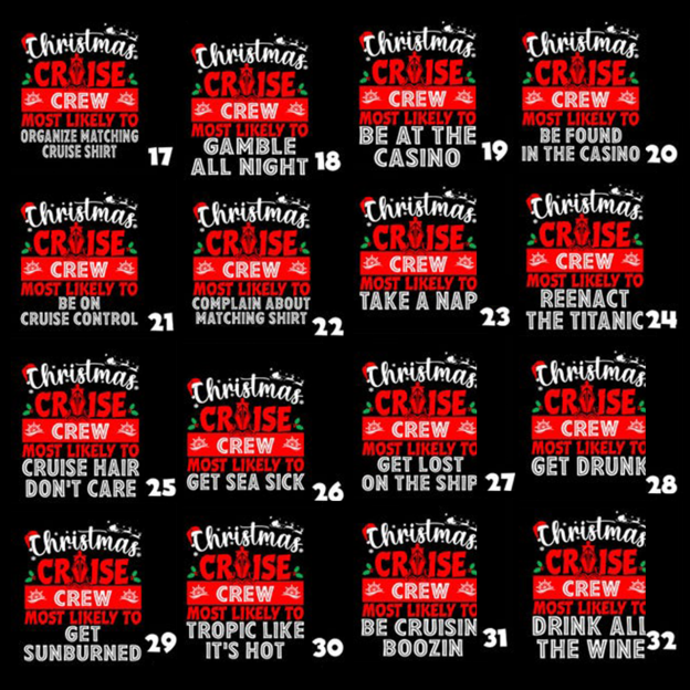 Personalized Christmas Cruise Crew Family Matching Pajamas