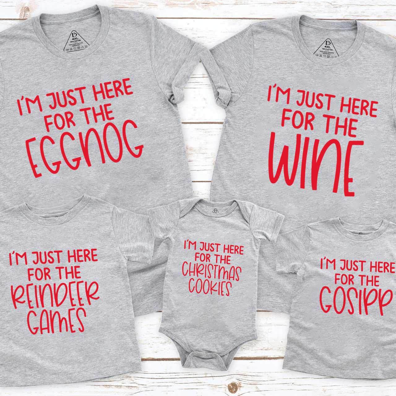 Personalized Christmas Party Family Matching T-Shirts Beepumpkin