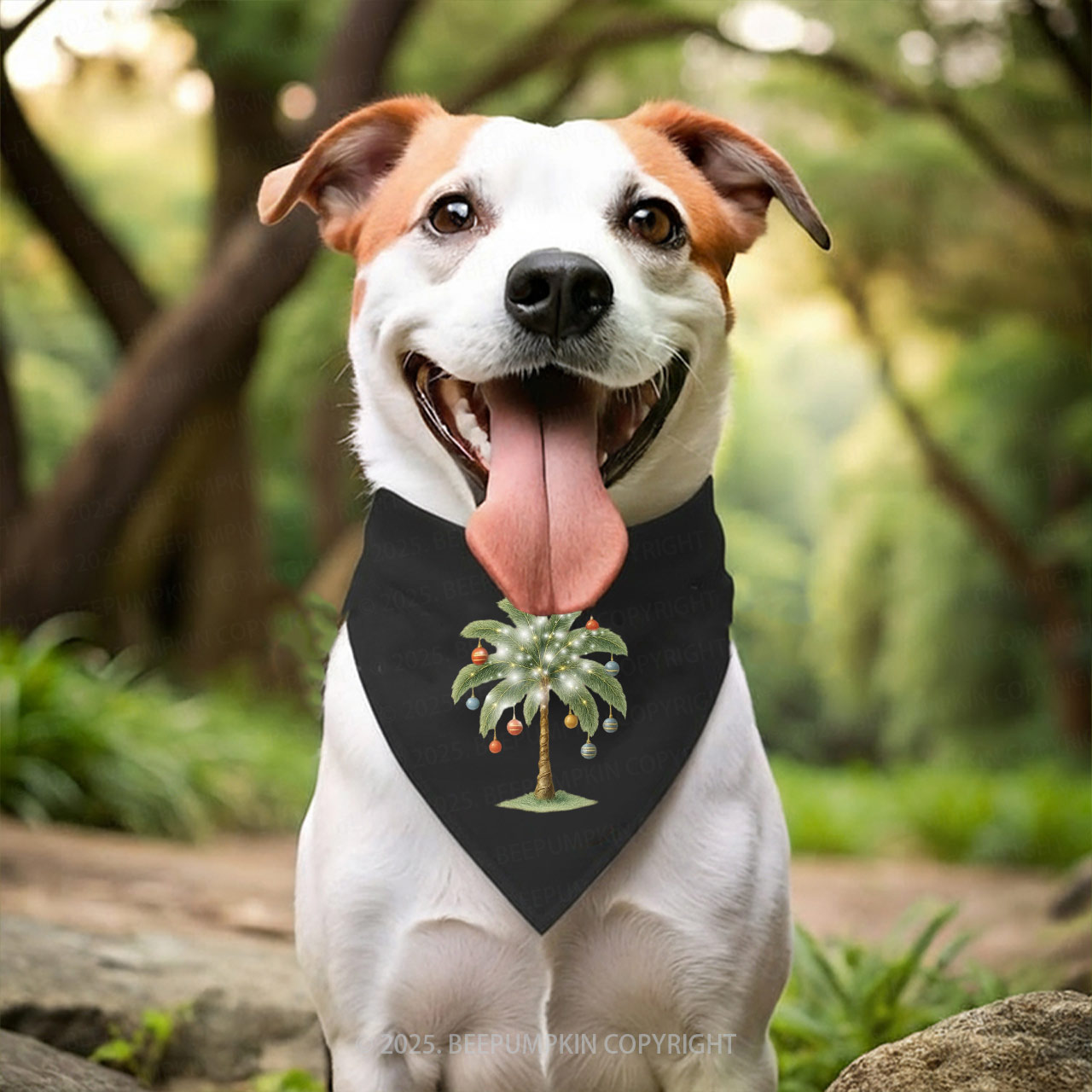 Christmas Palm Tree Family Matching T-Shirts Beepumpkin