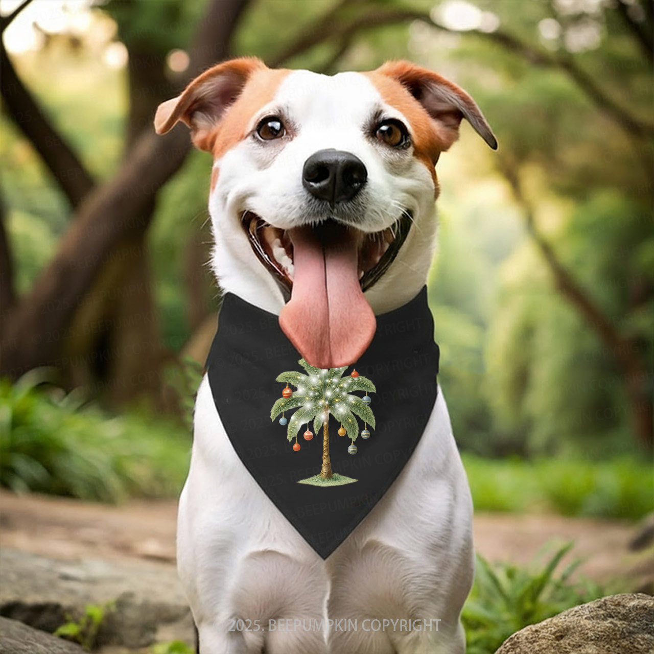 Christmas Palm Tree Family Matching T-Shirts Beepumpkin