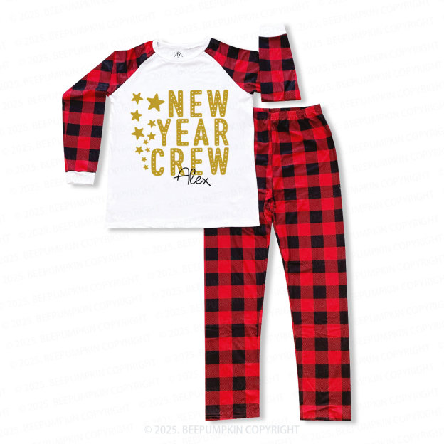 Personalized New Year Crew Family Matching Pajamas