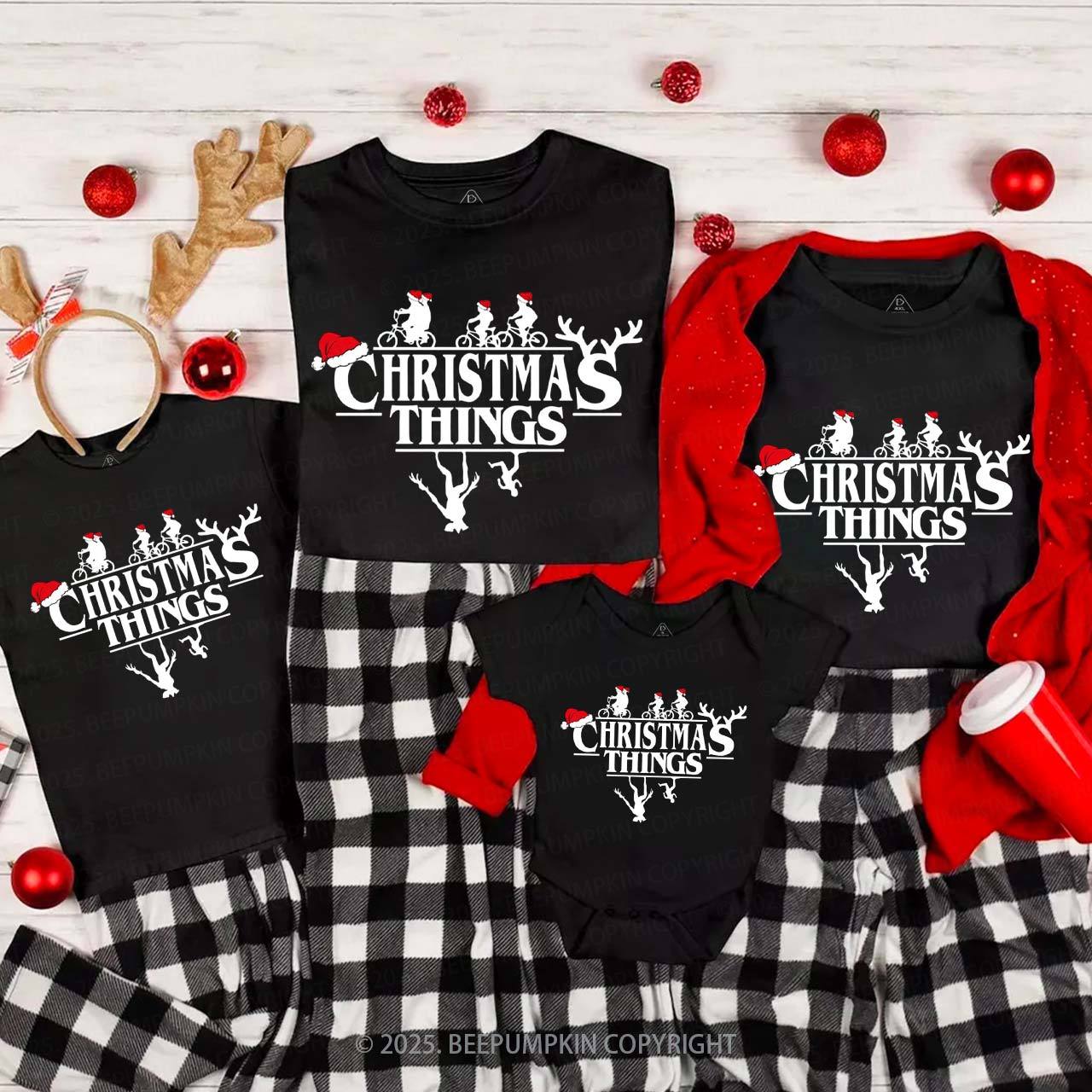 Holiday Adventures Family Matching T-Shirts Beepumpkin