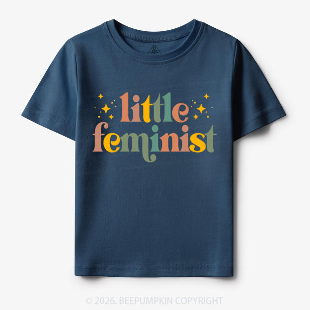  Vintage Little Feminist Toddler&Kid's Tees Beepumpkin