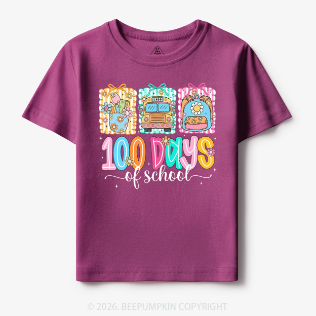 Classroom Art 100 Days of School Toddler&Kid's Tees