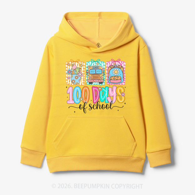 Classroom Art 100 Days of School Toddler&Kid's Hoodies