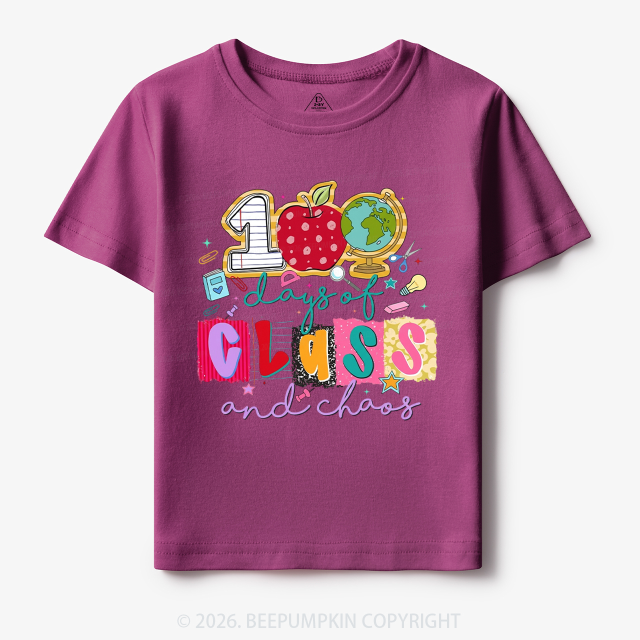 Class And Chaos 100 Days of School Toddler&Kid's Tees