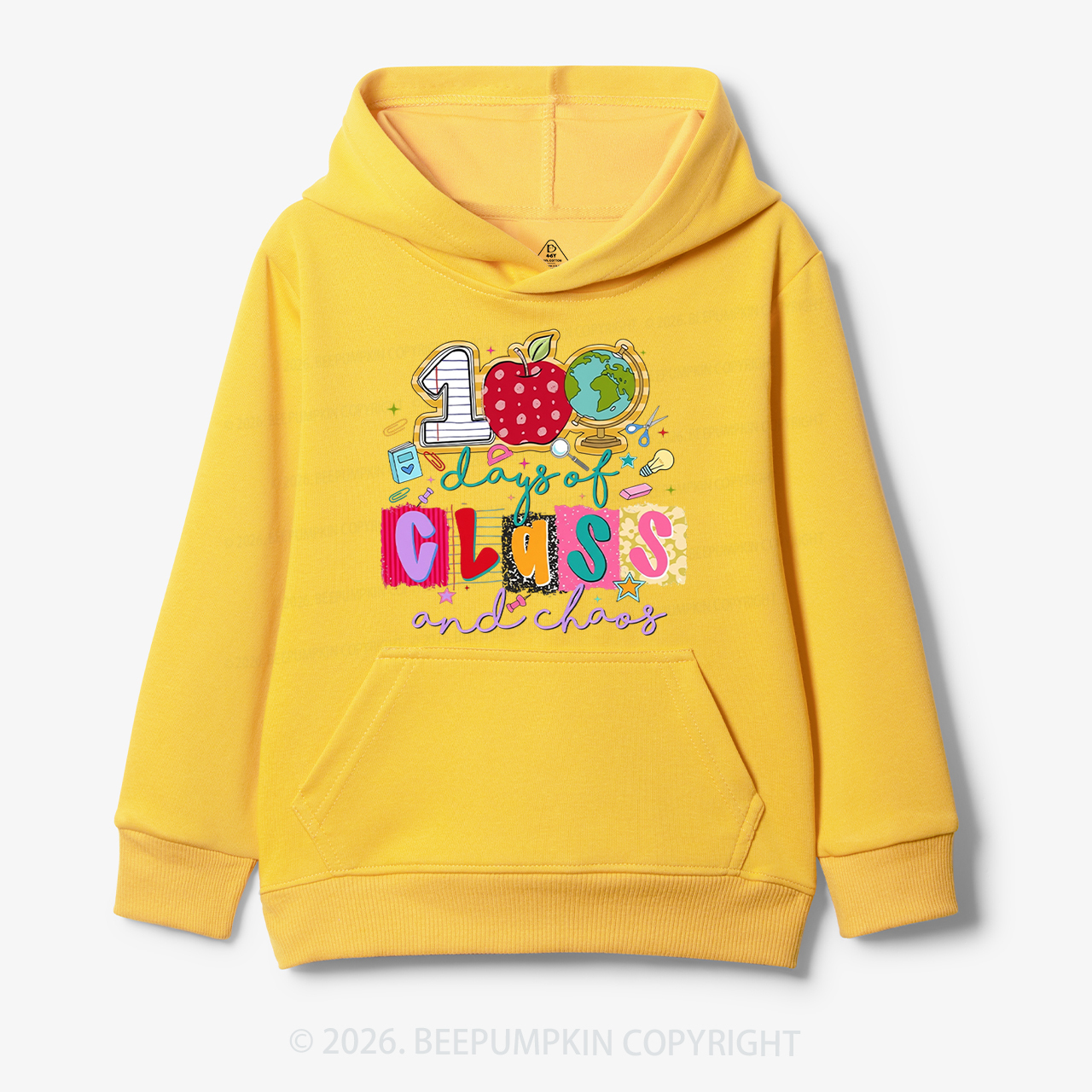 Class And Chaos 100 Days of School Toddler&Kid's Hoodies