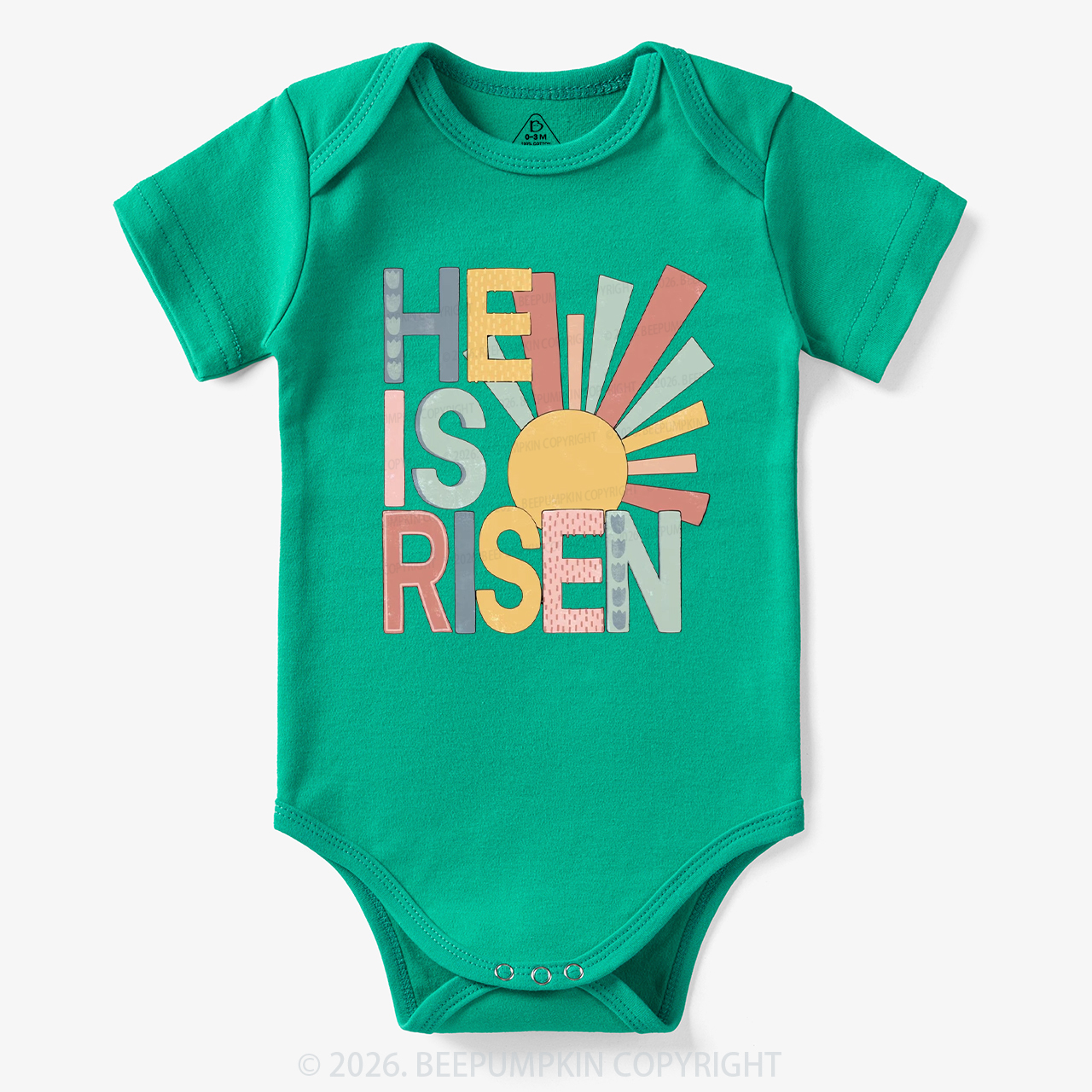 He Is Risen Love Like Jesus Easter Bodysuit