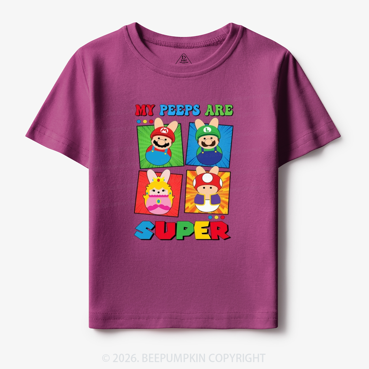 Easter My Peeps Are Super Toddler&Kid's Tees