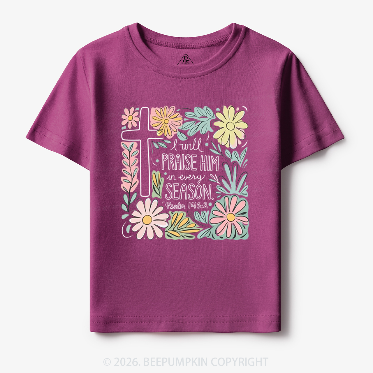 Easter I will Praise Him Toddler&Kid's Tees