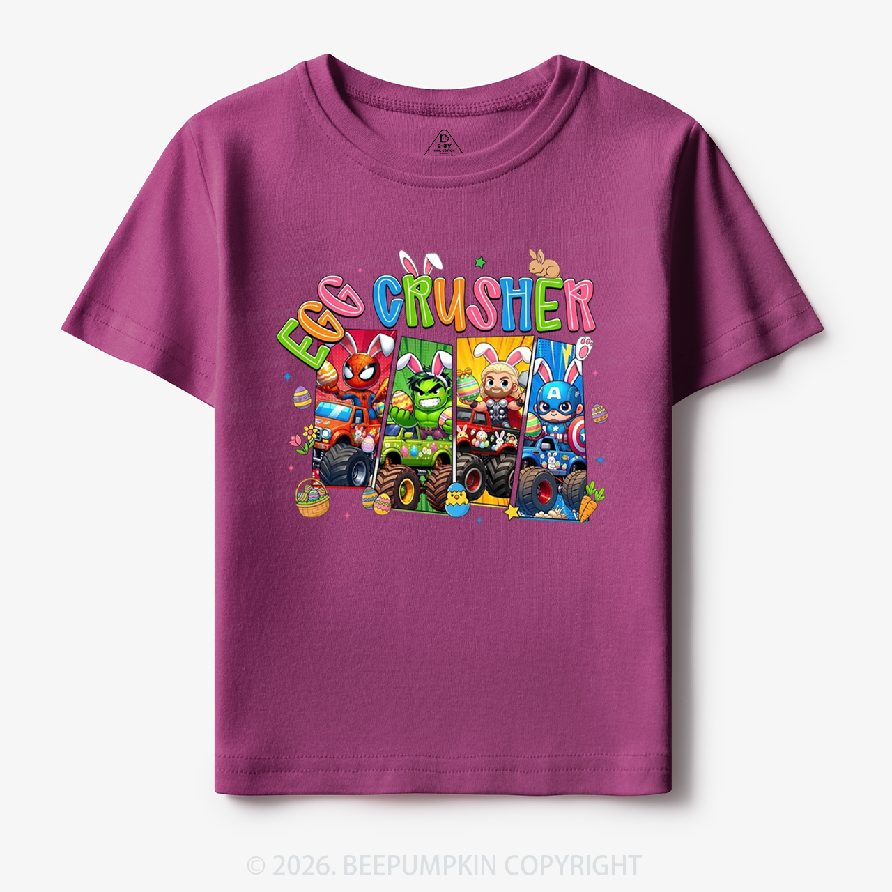 Easter Truck Egg Crusher Toddler&Kid's Tees