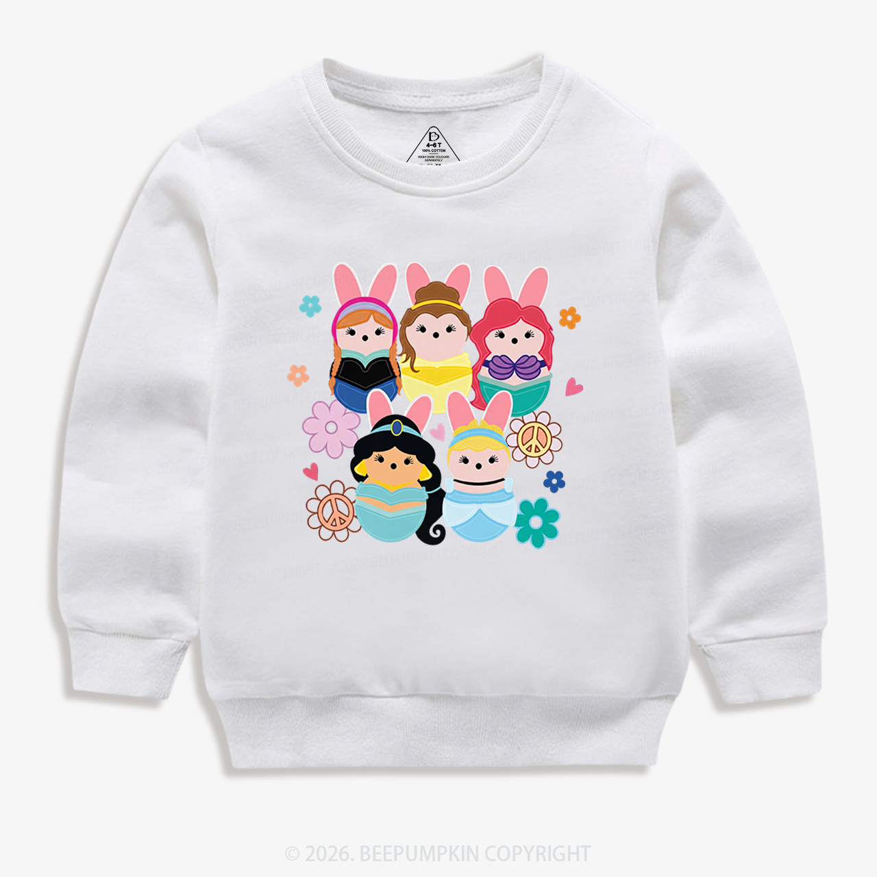 Dreamy Bunny Princess Kid's Sweatshirt
