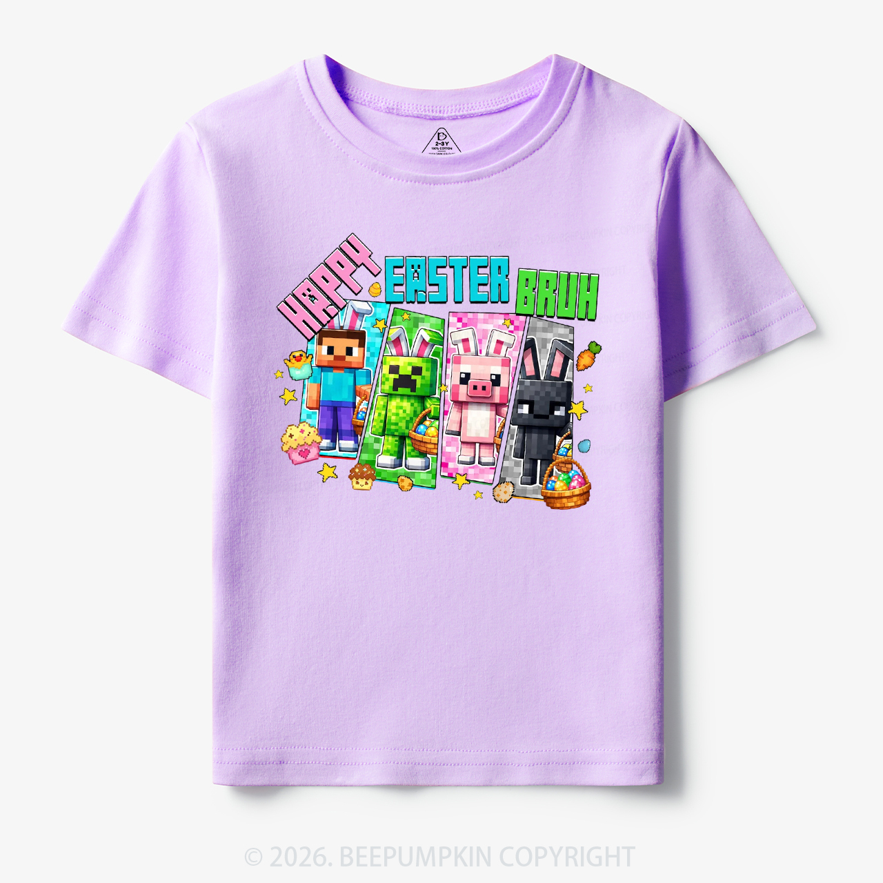 Happy Easter Mining Toddler&Kid's Tees