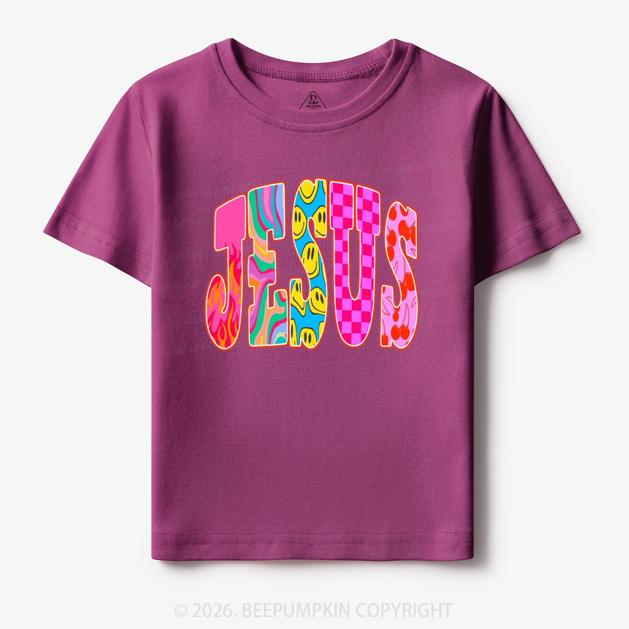 Jesus Loves Me Retro Colorful Toddler&Kid's Tees