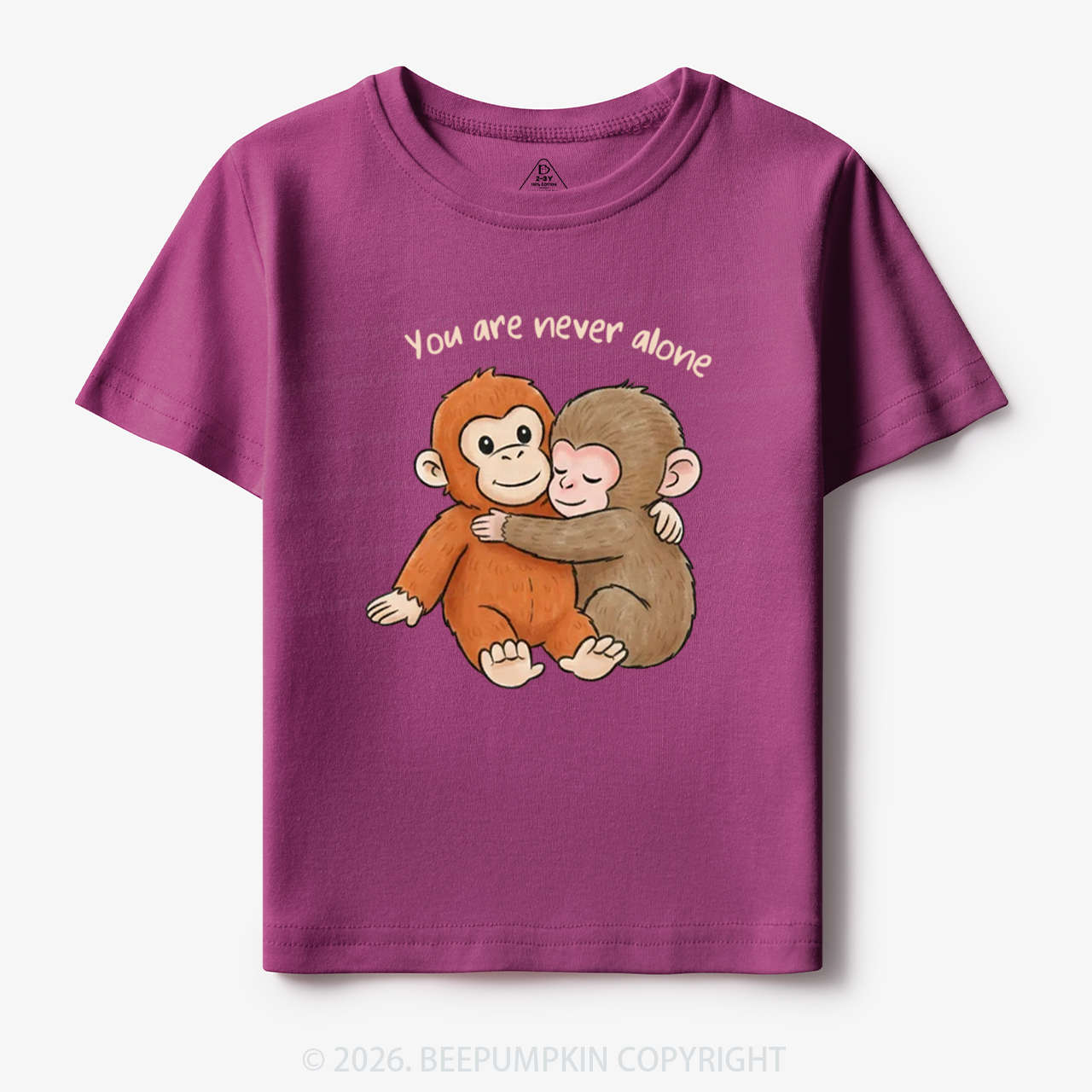 You Are Never Alone Punch Monkey Toddler&Kid's Tees