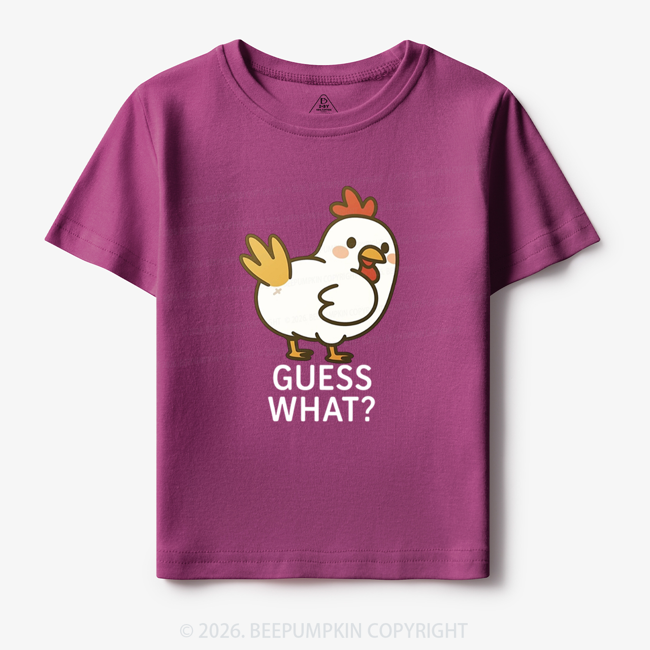 Guess What Chicken Funny Butt Joke Toddler&Kid's Tees 7