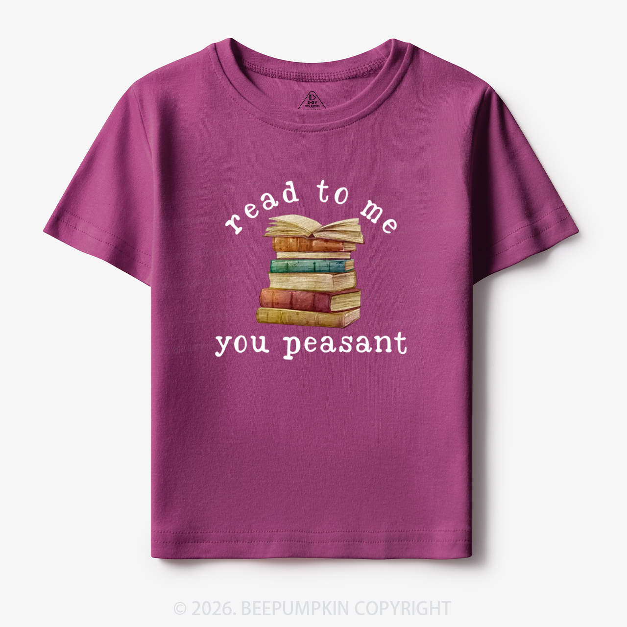 Read To Me You Peasant Book Lover Toddler&Kid's Tees