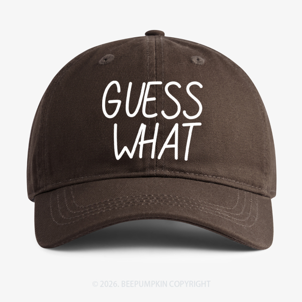 Guess What Chicken Butt Funny Baseball Cap