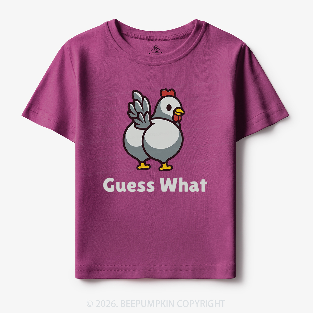 Chicken Butt Guess What Funny Poultry Pun Toddler&Kid's Tees