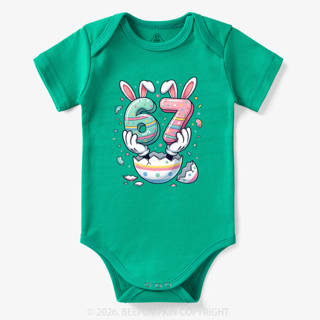 67 Easter Bunny Funny Bodysuit