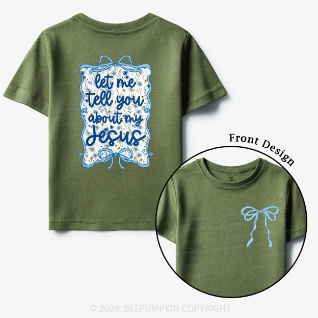 Love like Jesus Coquette Bows Toddler&Kid's Tees