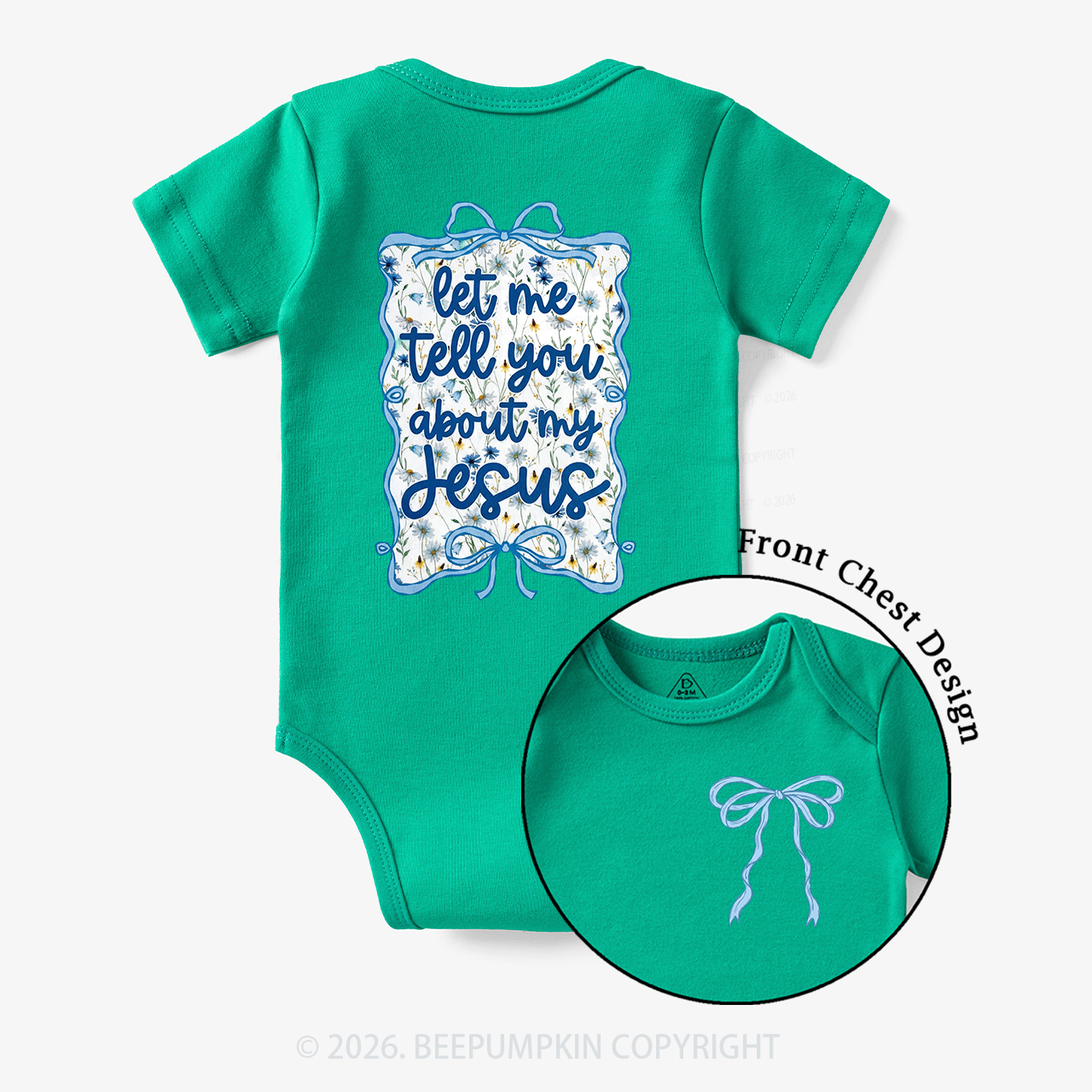 Love like Jesus Coquette Bows Bodysuit