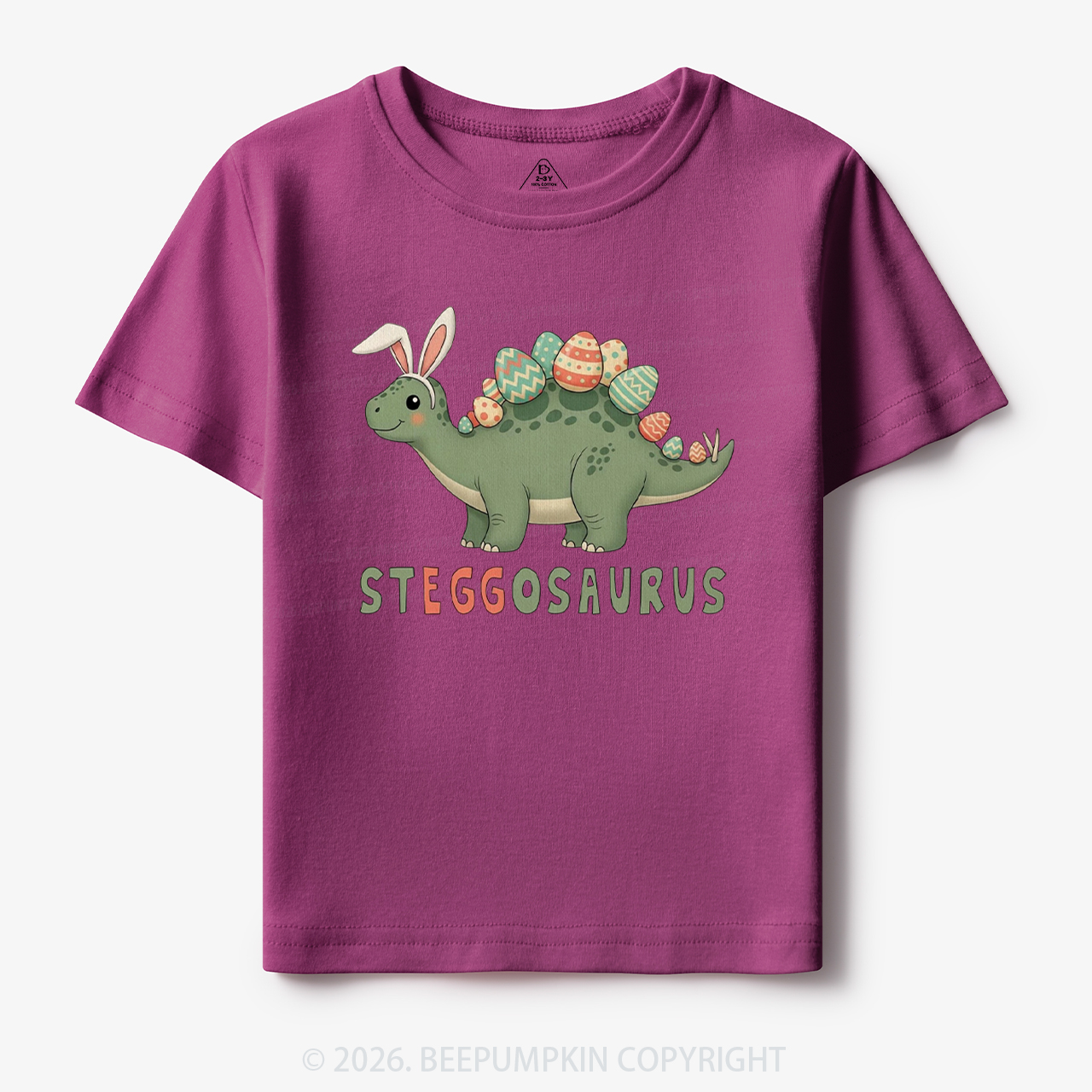 Steggosaurus Easter Dinosaur Toddler&Kid's Tees