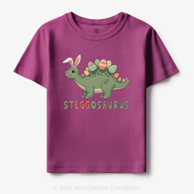 Steggosaurus Easter Dinosaur Toddler&Kid's Tees