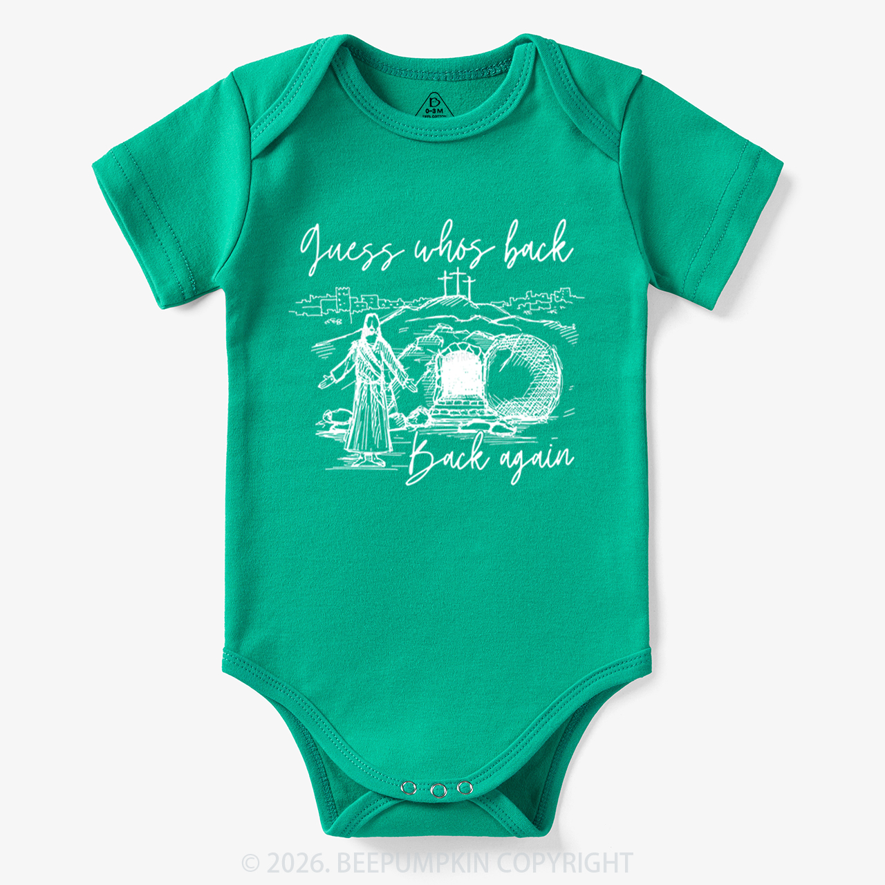 Guess Who's Back Again Funny Jesus Bodysuit