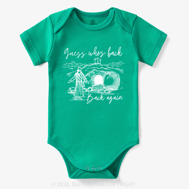 Guess Who's Back Again Funny Jesus Bodysuit