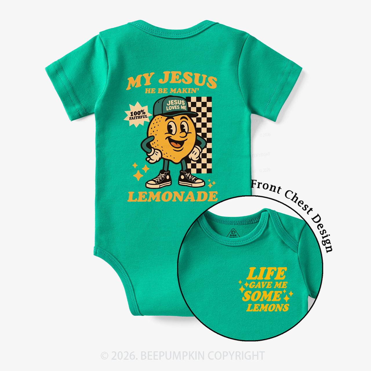 Life Gave Me Some Lemons Christian Bodysuit