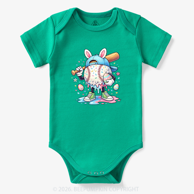 Easter Baseball Drip Bodysuit