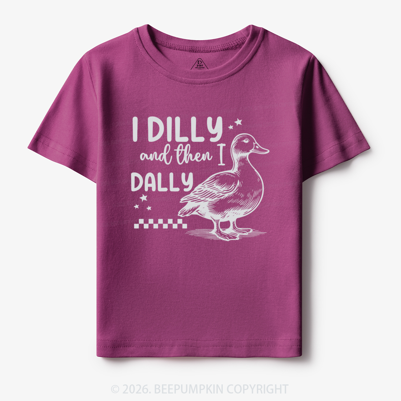 I Dilly And Then I Dally Silly Goose Toddler&Kid's Tees