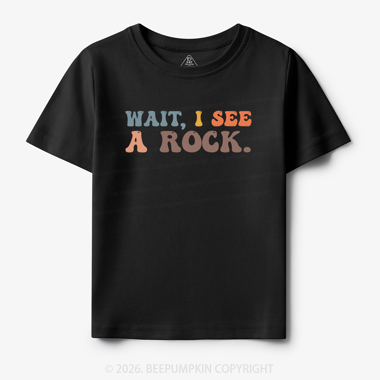 Wait I See a Rock Toddler&Kid's Tees