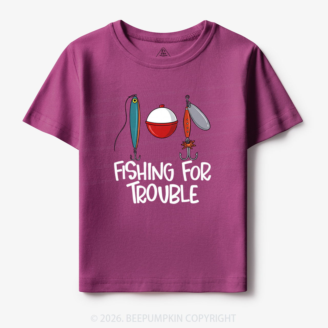 Fishing For Trouble Toddler&Kid's Tees