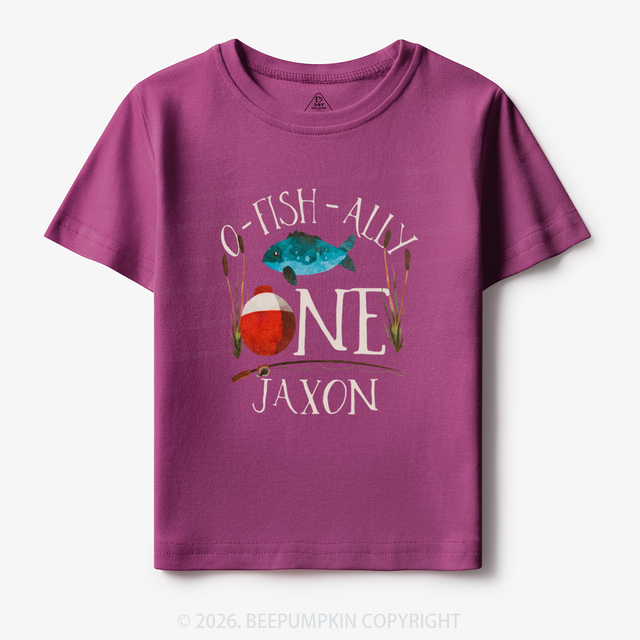 Personalized O-Fish-Ally Fish Birthday Toddler&Kid's Tees