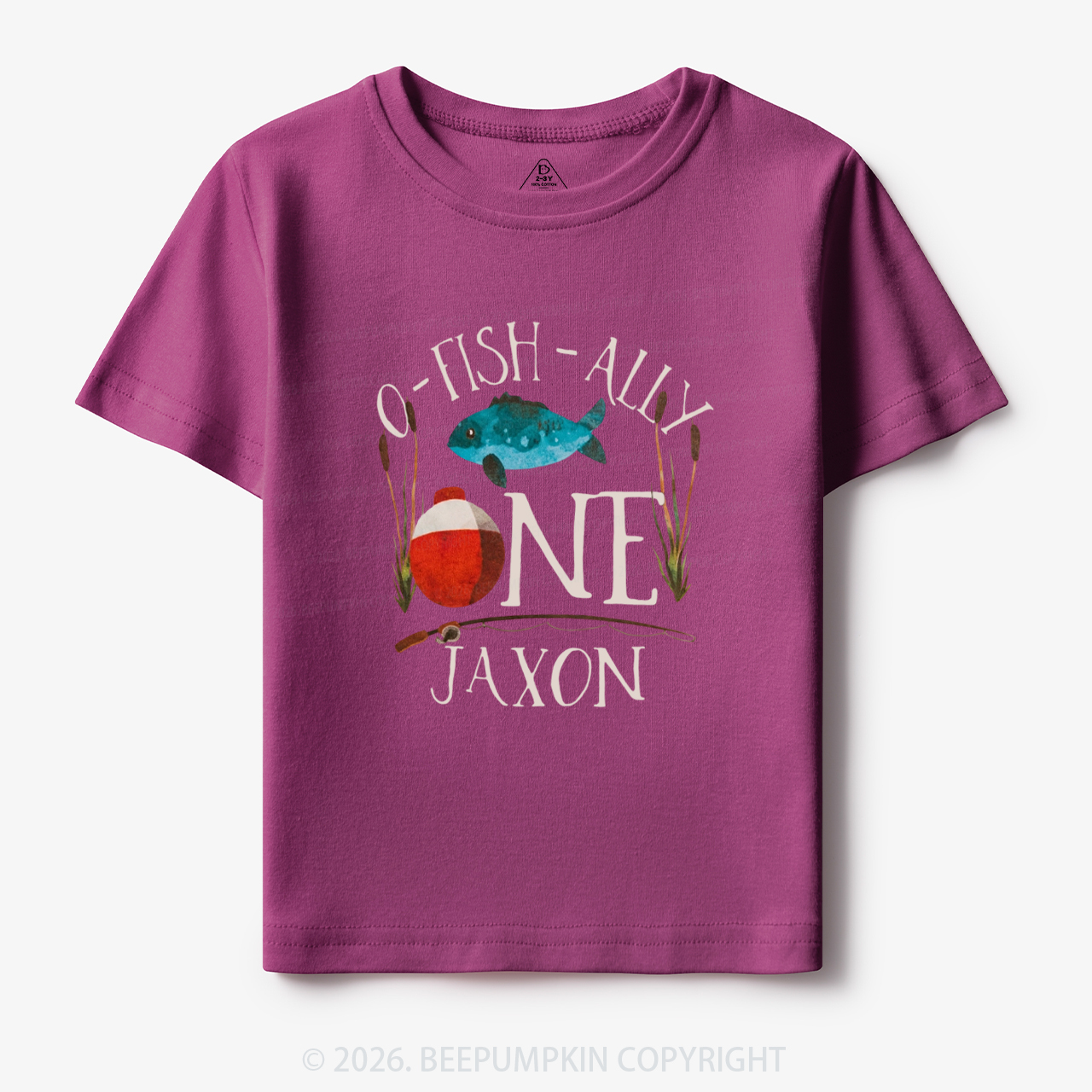 Personalized O-Fish-Ally Fish Birthday Toddler&Kid's Tees