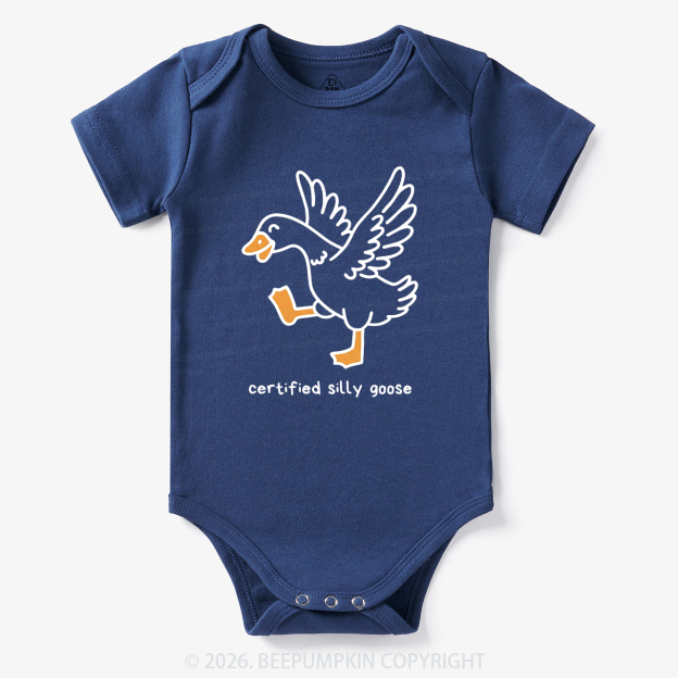 Funny Certified Silly Goose Bodysuit