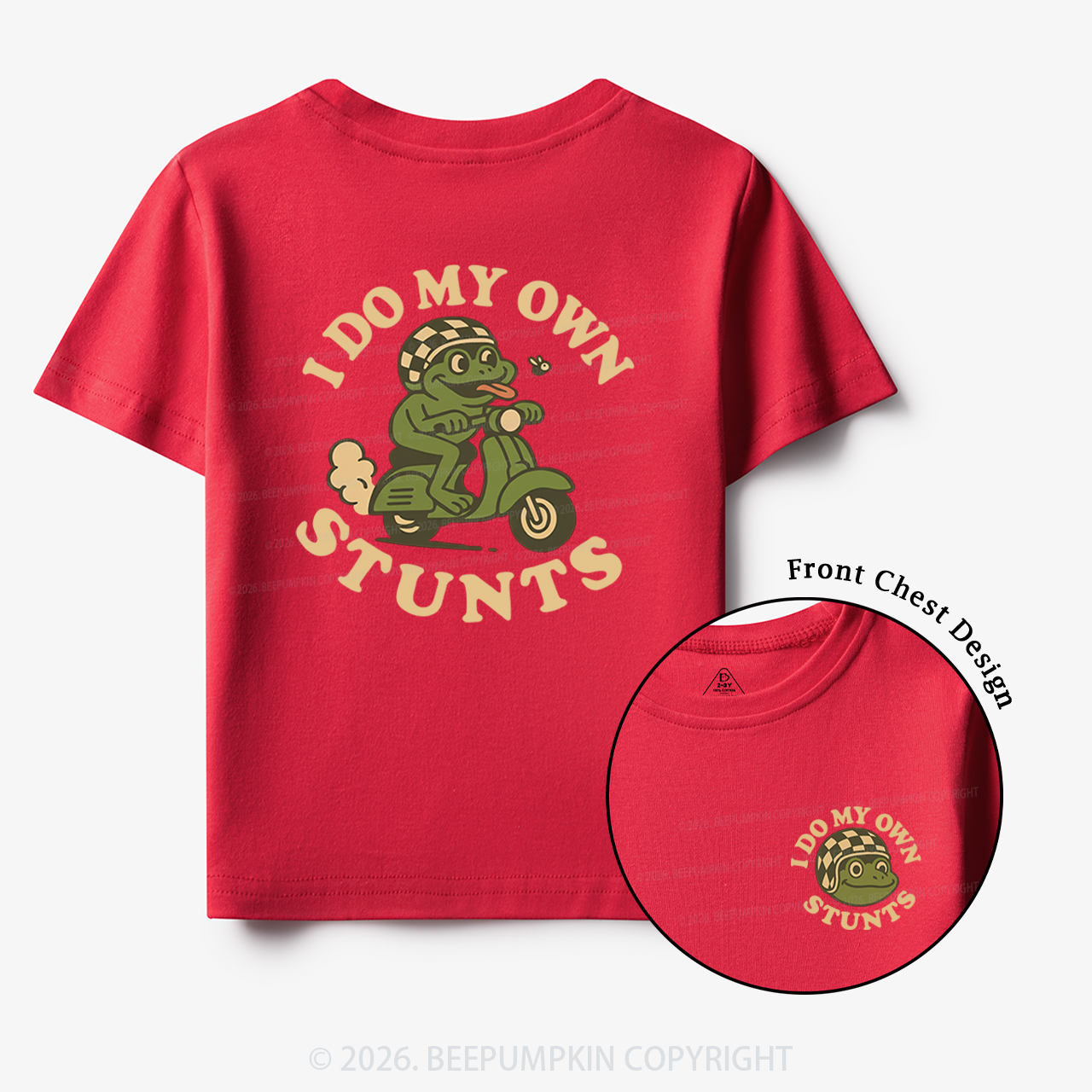 I Do My Own Stunts Frog Toddler&Kid's Tees