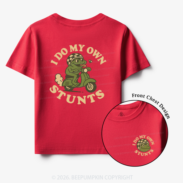 I Do My Own Stunts Frog Toddler&Kid's Tees