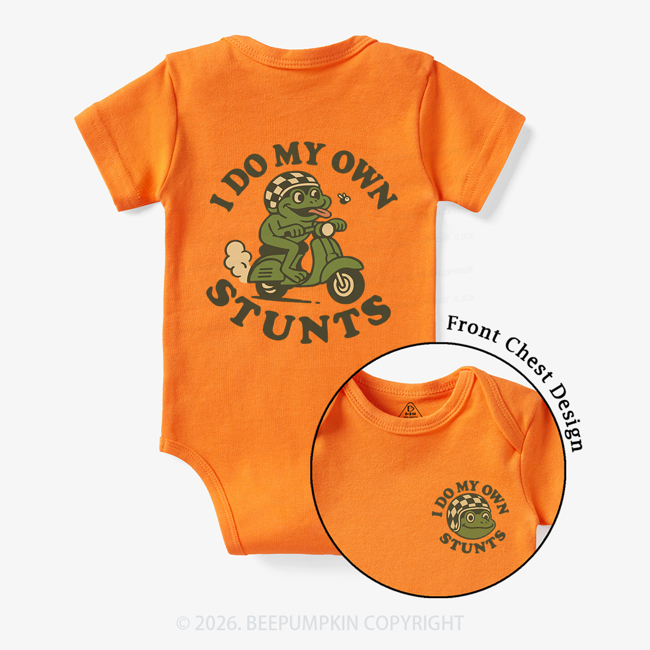 I Do My Own Stunts Frog Bodysuit